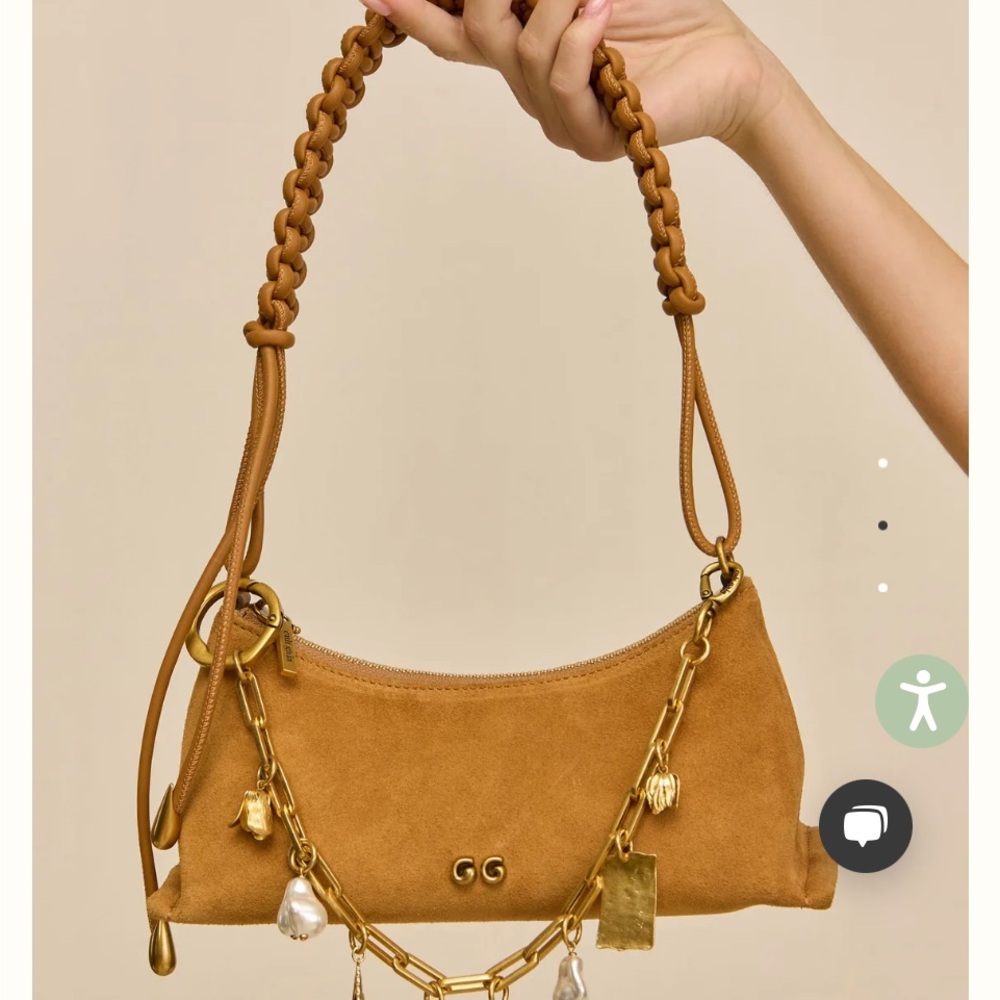 Cult Gaia Bijou Bag Charm - Antique Brass - Picture 2 of 4